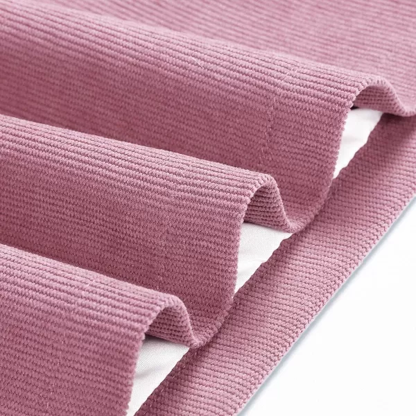 IDEALSANXUN Corduroy Skirt for Women Trendy Fall Winter High Waisted Knee Length Mini SkirtPink