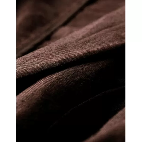 IDEALSANXUN Cotton Linen Blazer Women 34 Sleeve Lightweight Blazers Business Casual Suit Jackets1coffee