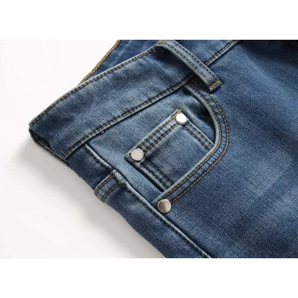 IDEALSANXUN Fleece Lined Jeans for Mens Stretch Thick Warm Sherpa Winter Jean Denim PantsLight Blue 932
