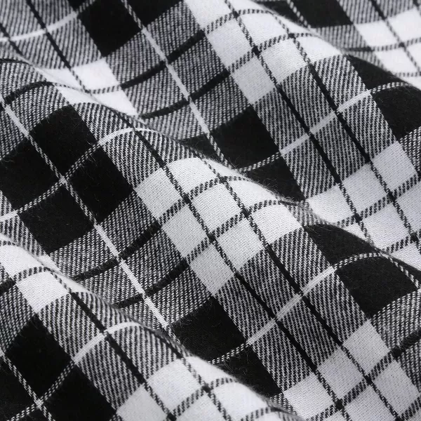 IDEALSANXUN Gothic Plaid Mini Skirts for Womens Short High Waist Plaid SkirtsPlaid Black New