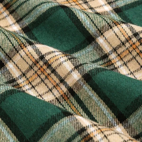 IDEALSANXUN Gothic Plaid Mini Skirts for Womens Short High Waist Plaid SkirtsPlaid Green 03