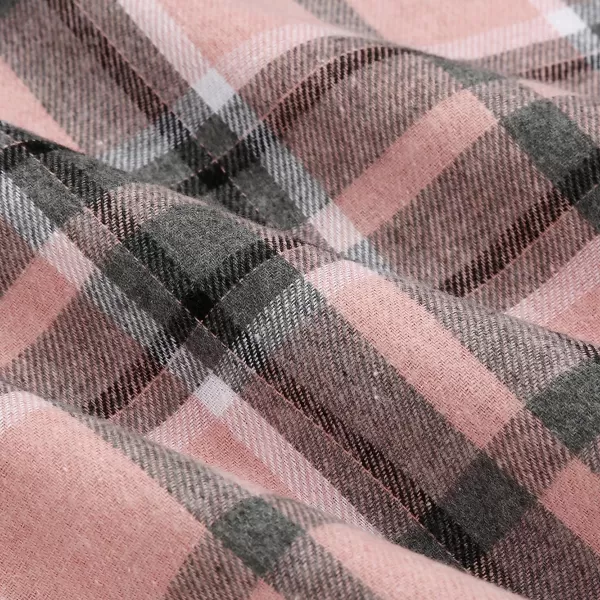 IDEALSANXUN Gothic Plaid Mini Skirts for Womens Short High Waist Plaid SkirtsPlaid Pink 02