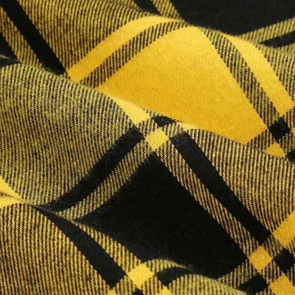 IDEALSANXUN Gothic Plaid Mini Skirts for Womens Short High Waist Plaid SkirtsPlaid Yellow 01