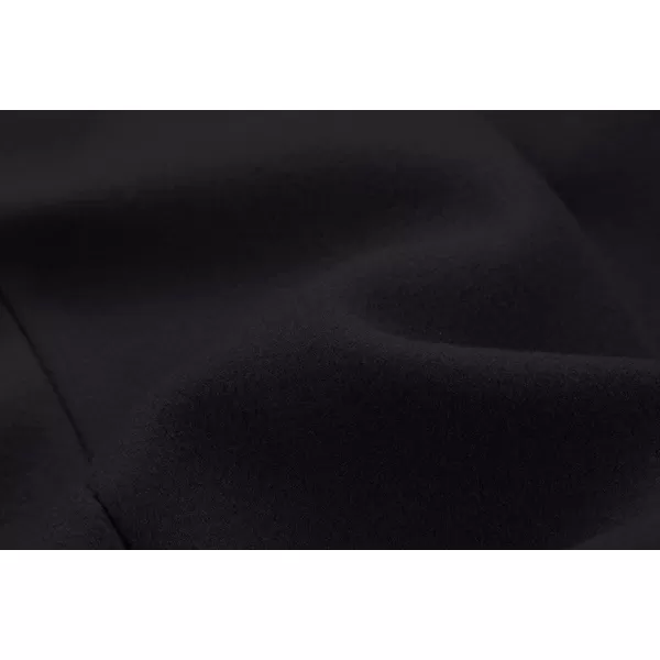 IDEALSANXUN Long Wool Coats for Women Double Breasted Vintage Fall Winter Pea Coat JacketsDark Grey