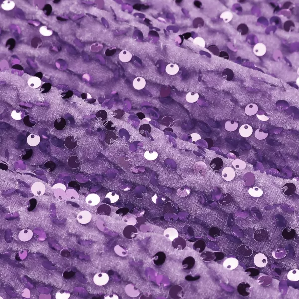 IDEALSANXUN Sequin Skirts for Women Trendy 2023 Sparkly Mini SkirtLight Purple