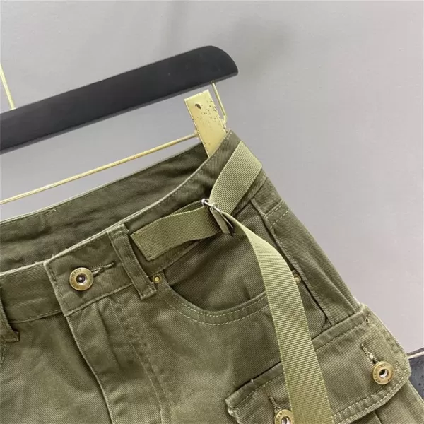 IDEALSANXUN Womens Min Denim Cargo Skirt Y2k ClothingArmy New