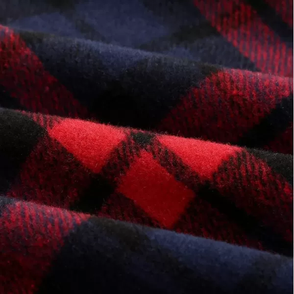 IDEALSANXUN Wool Plaid Mini Gothic Skirts for Womens High Waist Lace Up Short Pleated Skater SkirtsRed