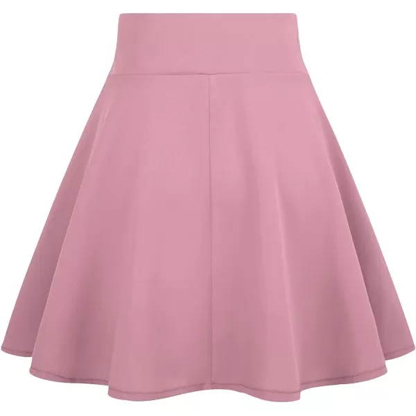 Mini Gothic Skirts for Womens A line Short High Waist Plaid SkirtsPink