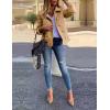 imageIDEALSANXUN Cropped Wool Coats for Women Fall Winter Peacoat Trench Coat Casual Dressy Blazer Jacket OutwearCamel