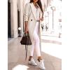 imageIDEALSANXUN Long Wool Coats for Women Fall Winter Trench Coat Peacoat Double Breasted Blazer Jackets OvercoatBeige