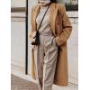 imageIDEALSANXUN Womens Long Wool Coats Fall Winter Double Breasted Trench Coat PeacoatCamel