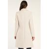 imageIDEALSANXUN Womens Wool Coats Fall Winter Notch Lapel Long Trench Coat Peacoat Blazer JacketsBeige