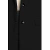 imageIDEALSANXUN Womens Wool Coats Fall Winter Notch Lapel Long Trench Coat Peacoat Blazer JacketsBlack