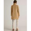 imageIDEALSANXUN Wool Coats for Women Fall Winter Peacoat Trench Coat Blazer JacketsCamel