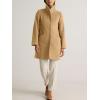 imageIDEALSANXUN Wool Coats for Women Fall Winter Peacoat Trench Coat Blazer JacketsCamel
