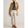 imageIDEALSANXUN Wool Coats for Women Fall Winter Peacoat Trench Coat Blazer JacketsCamel