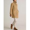 imageIDEALSANXUN Wool Coats for Women Fall Winter Peacoat Trench Coat Blazer JacketsCamel