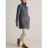 imageIDEALSANXUN Wool Coats for Women Fall Winter Peacoat Trench Coat Blazer JacketsGrey