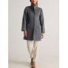 imageIDEALSANXUN Wool Coats for Women Fall Winter Peacoat Trench Coat Blazer JacketsGrey