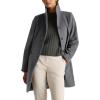 imageIDEALSANXUN Wool Coats for Women Fall Winter Peacoat Trench Coat Blazer JacketsGrey