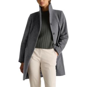 imageIDEALSANXUN Wool Coats for Women Fall Winter Peacoat Trench Coat Blazer JacketsGrey