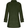 imageIDEALSANXUN Double Breasted Wool Coats for Women Trendy Fall Winter Mid Pea Trench Coat Blazer Jackets OvercoatArmy