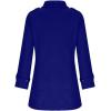 imageIDEALSANXUN Double Breasted Wool Coats for Women Trendy Fall Winter Mid Pea Trench Coat Blazer Jackets OvercoatNavy Blue