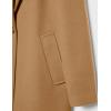 imageIDEALSANXUN Womens Fall Winter Wool Coats Midi Length Trench Coat Long Blazer JacketsCamel