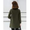 imageIDEALSANXUN Womens Fall Winter Wool Coats Peacoat Double Breasted Trench CoatsArmy