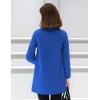 imageIDEALSANXUN Womens Fall Winter Wool Coats Peacoat Double Breasted Trench CoatsBlue