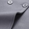 imageIDEALSANXUN Womens Fall Winter Wool Coats Peacoat Double Breasted Trench CoatsGrey 01