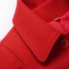 imageIDEALSANXUN Womens Fall Winter Wool Coats Peacoat Double Breasted Trench CoatsRed 01