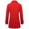 imageIDEALSANXUN Womens Fall Winter Wool Coats Peacoat Double Breasted Trench CoatsRed 01