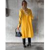 imageIDEALSANXUN Womens Long Wool Coat Double Breasted Trench Coat Fall Winter ClothesYellow