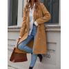 imageIDEALSANXUN Womens Long Wool Coat for Women Fall Winter Trench Coat Trendy JacketsCamel