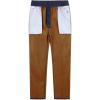 imageIDEALSANXUN Fleece Lined Jeans Mens Elastic Waist Thicken Warm Loose Denim PantsRetro BlueFleece