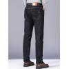 imageIDEALSANXUN Men Jeans Slim Fit Stretch Denim Pants Skinny Straight Leg Jean TrousersBlack