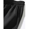 imageIDEALSANXUN Mens Cargo Joggers Pants Casual Cotton Elastic Waist Drawstring Relaxed Fit Work Hiking TrousersBlack