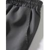 imageIDEALSANXUN Mens Cargo Joggers Pants Casual Cotton Elastic Waist Drawstring Relaxed Fit Work Hiking TrousersGrey