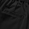 imageIDEALSANXUN Mens Elastic Waist Loose Fit Denim Pants Casual Solid Jeans TrouserBlackTwill