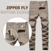 imageIDEALSANXUN Plaid Pants for Men Dress Chino Stright Leg Casual Skinny Pants2 Khaki
