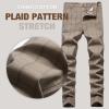 imageIDEALSANXUN Plaid Pants for Men Dress Chino Stright Leg Casual Skinny Pants2 Khaki
