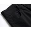 imageIDEALSANXUN Plaid Pants for Men Dress Chino Stright Leg Casual Skinny PantsPure Black