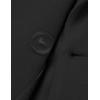 imageIDEALSANXUN Wool Coats for Women Fall Winter Dress Peacoat Long Trench Coat Double Breasted Blazer Jackets OvercoatBlack