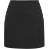 imageIDEALSANXUN Corduroy Skirt Women Fall Winter High Waisted Short Pencil Bodycon Vintage Cute Mini SkirtsBlack