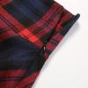 imageIDEALSANXUN Gothic Plaid Mini Skirts for Women Short High Waist Plaid SkirtsNavy Red