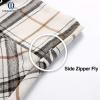 imageIDEALSANXUN Gothic Plaid Mini Skirts for Women Short High Waist Plaid SkirtsPlaid Beige