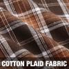 imageIDEALSANXUN Gothic Plaid Mini Skirts for Women Short High Waist Plaid SkirtsPlaid Brown New
