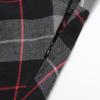 imageIDEALSANXUN Gothic Plaid Mini Skirts for Women Short High Waist Plaid SkirtsPlaid Dark Grey