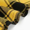 imageIDEALSANXUN Gothic Plaid Mini Skirts for Women Short High Waist Plaid SkirtsPlaid Yellow 01